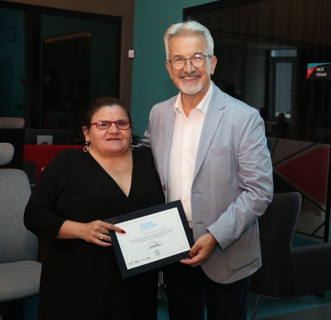 Podcast atölyesi ilk mezunlarını verdi