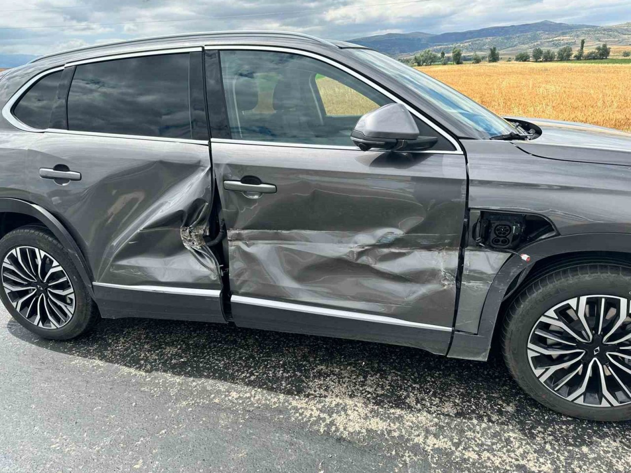 TOGG Afyonkarahisar’da ilk kazasını yaptı