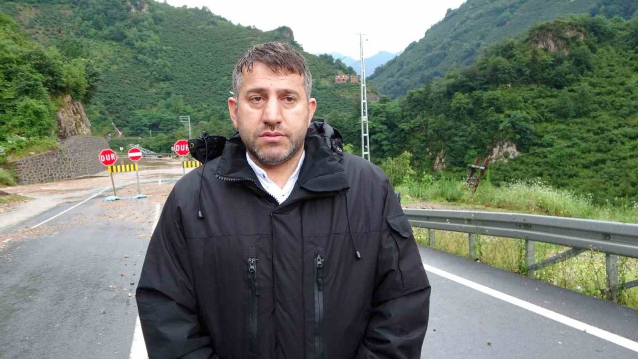 Karadeniz-Akdeniz yolu heyelan nedeniyle ulaşıma kapandı