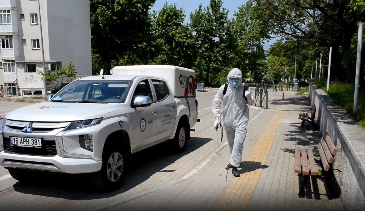 Yıldırım’da ilaçlama çalışmaları devam ediyor