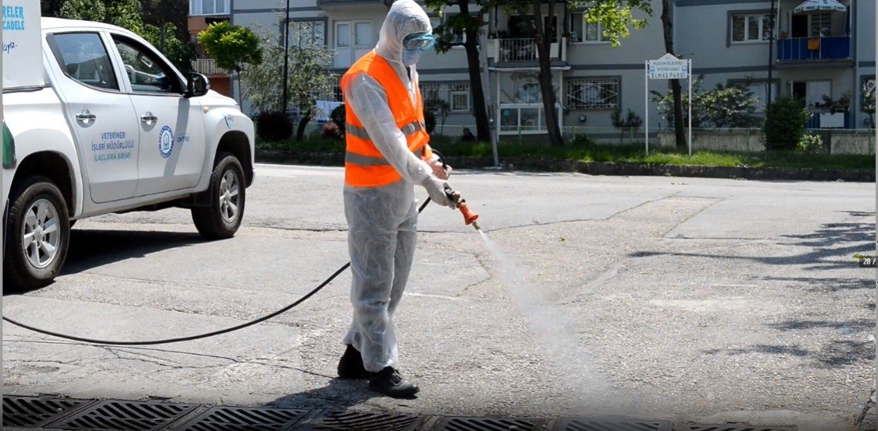 Yıldırım’da ilaçlama çalışmaları devam ediyor