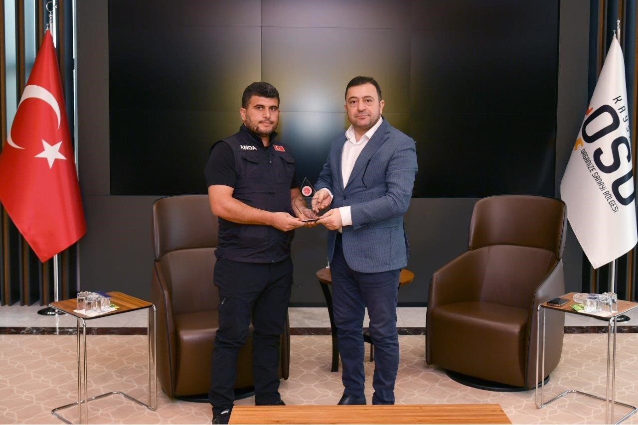 ANDA Ekibinden Kayseri OSB’ye Teşekkür