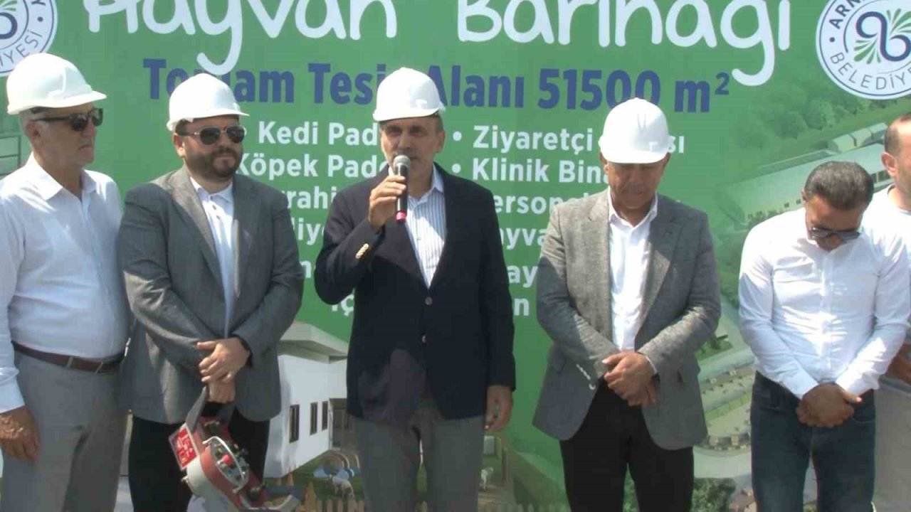 Arnavutköy’de sokak hayvanları için dev proje: 51 bin 500 metrekarelik alanın temeli atıldı
