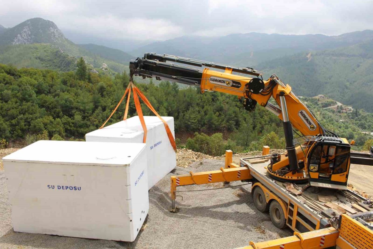 ASAT Gazipaşa’da su deposu eksikliğini ortadan kaldırıyor