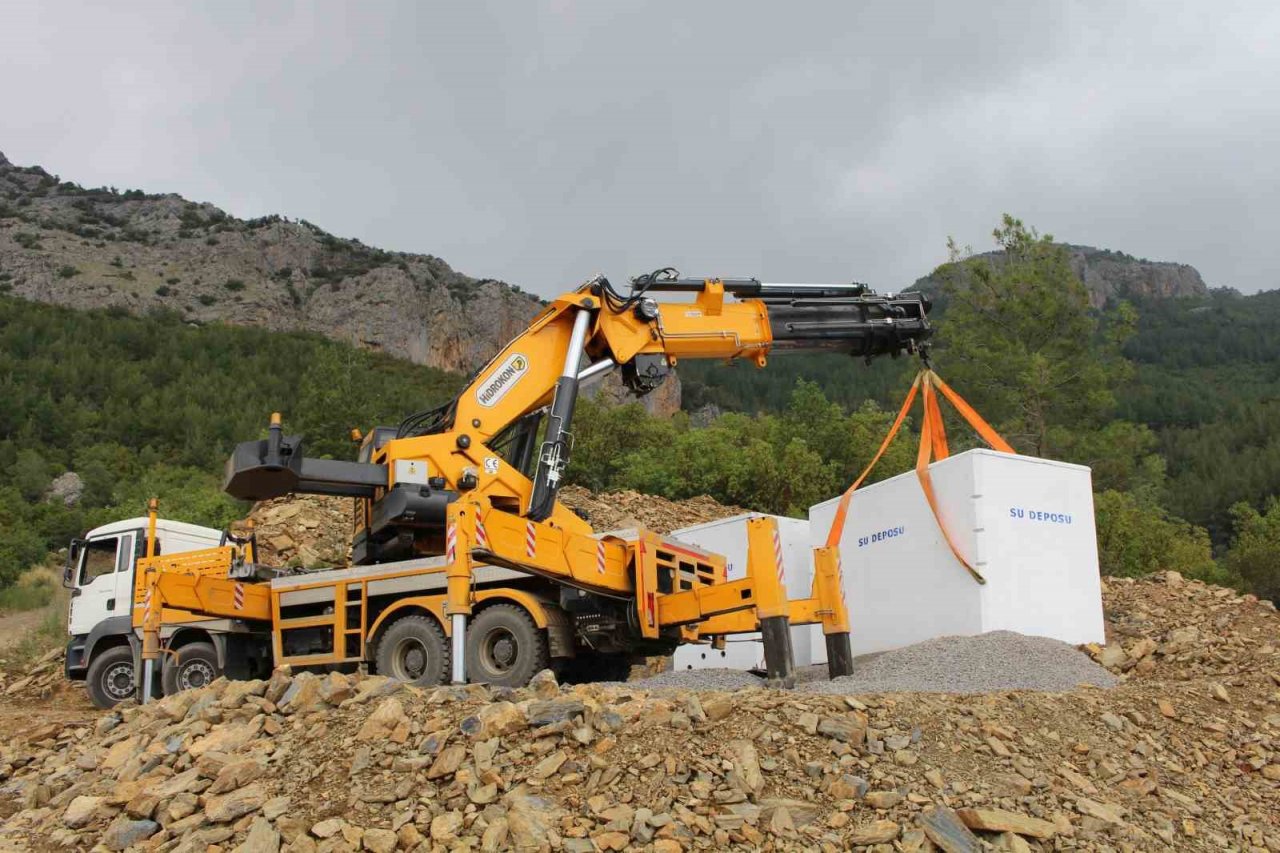 ASAT Gazipaşa’da su deposu eksikliğini ortadan kaldırıyor