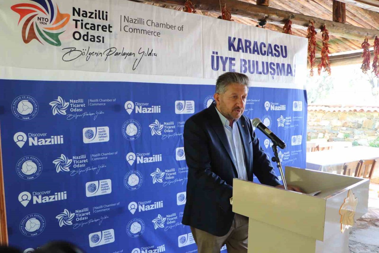 Nazilli Ticaret Odası yönetimi Karacasulu üyeleri ile bir araya geldi