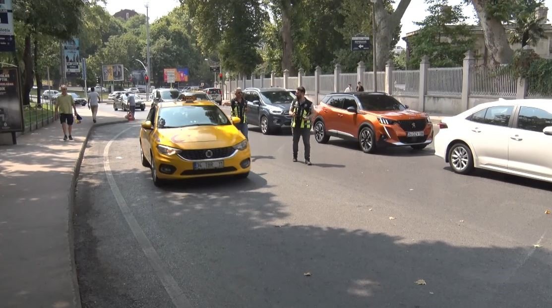 Beşiktaş’ta ticari taksi denetimi