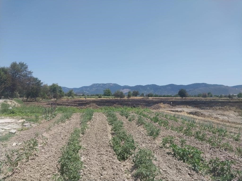 Burdur’da aynı günde ikinci arazi yangını: 8 dönüm arazi yandı