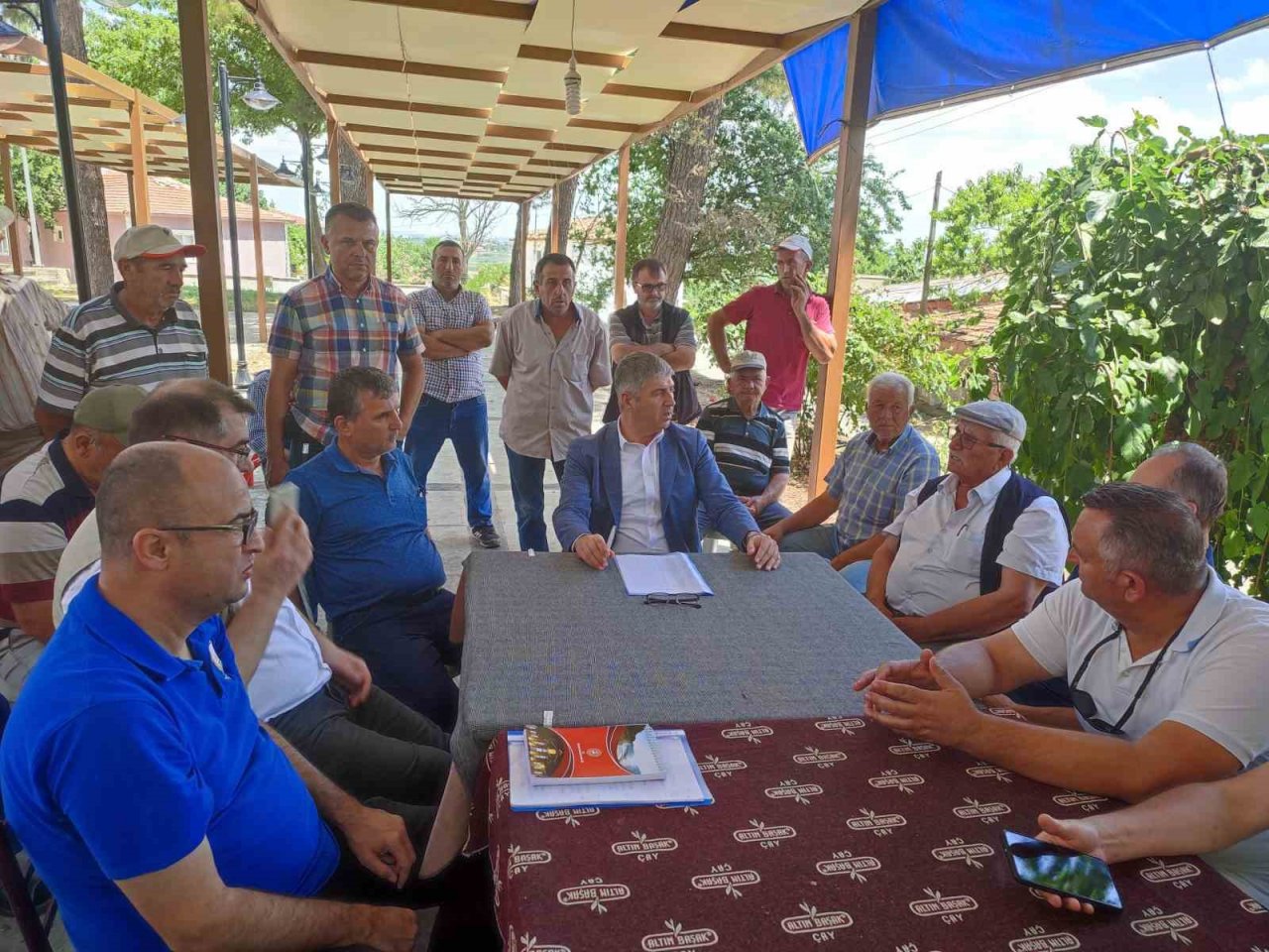 Tarım yetkilileri, Paşayiğit’te küle dönen 2 bin 330 dönüm araziyi inceledi