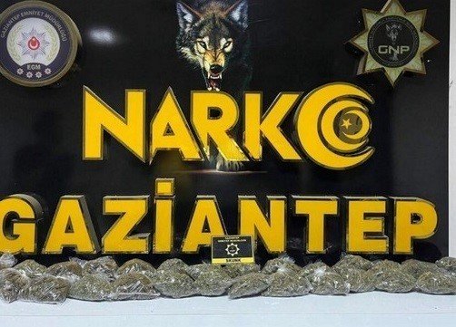 Gaziantep’te bir haftada 88 kilo esrar ele geçirildi