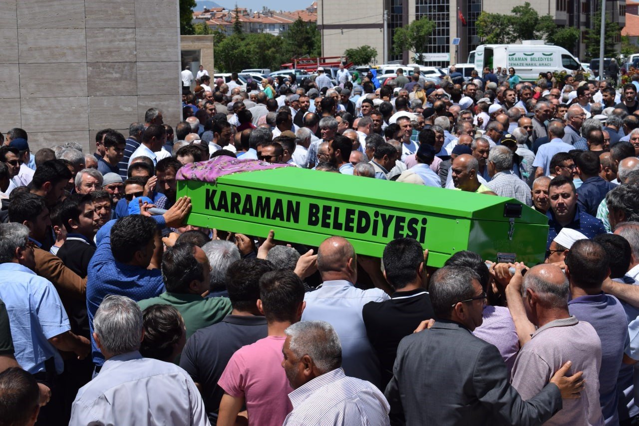 Isparta’da gölde boğulan kadın, memleketi Karaman’da defnedildi