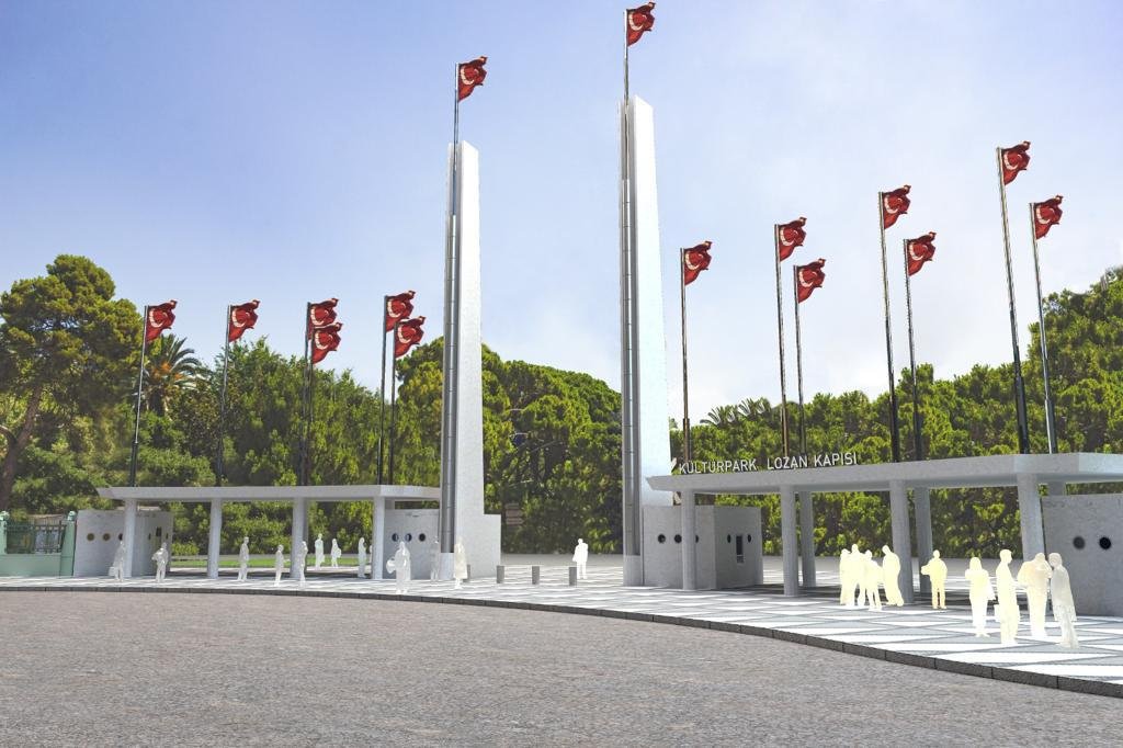 Kültürpark’ın tarihi kapıları restore ediliyor