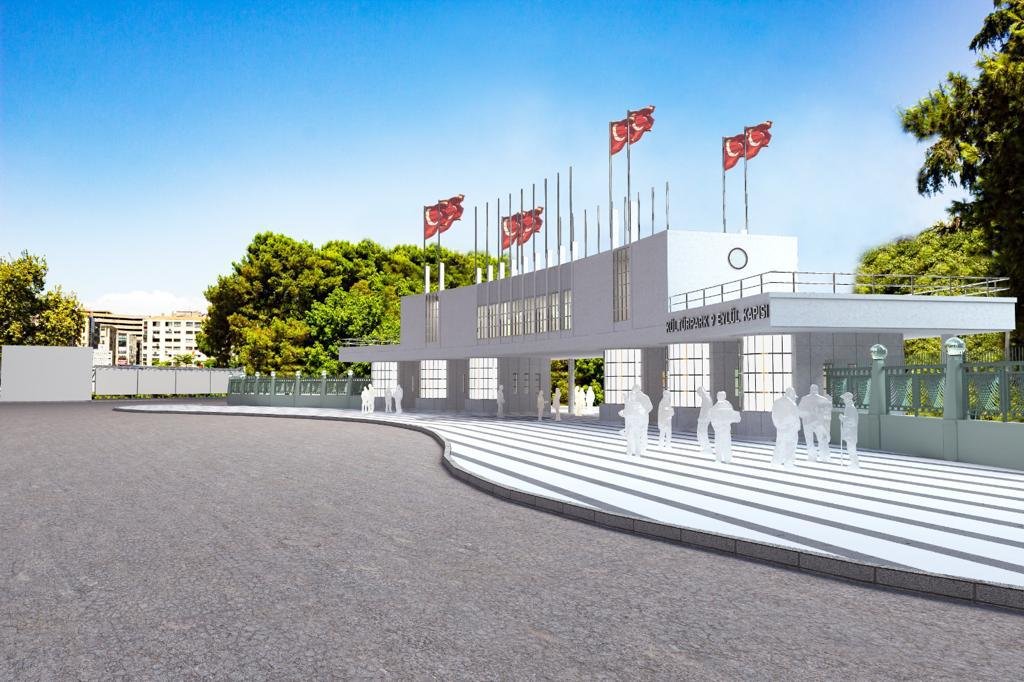 Kültürpark’ın tarihi kapıları restore ediliyor