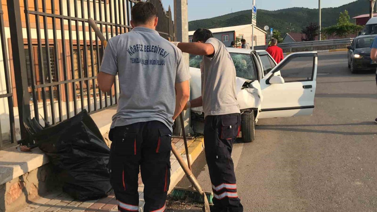 İşe gitmek için yola çıktı, alkollü sürücünün aracına arkadan çarpmasıyla şoke oldu