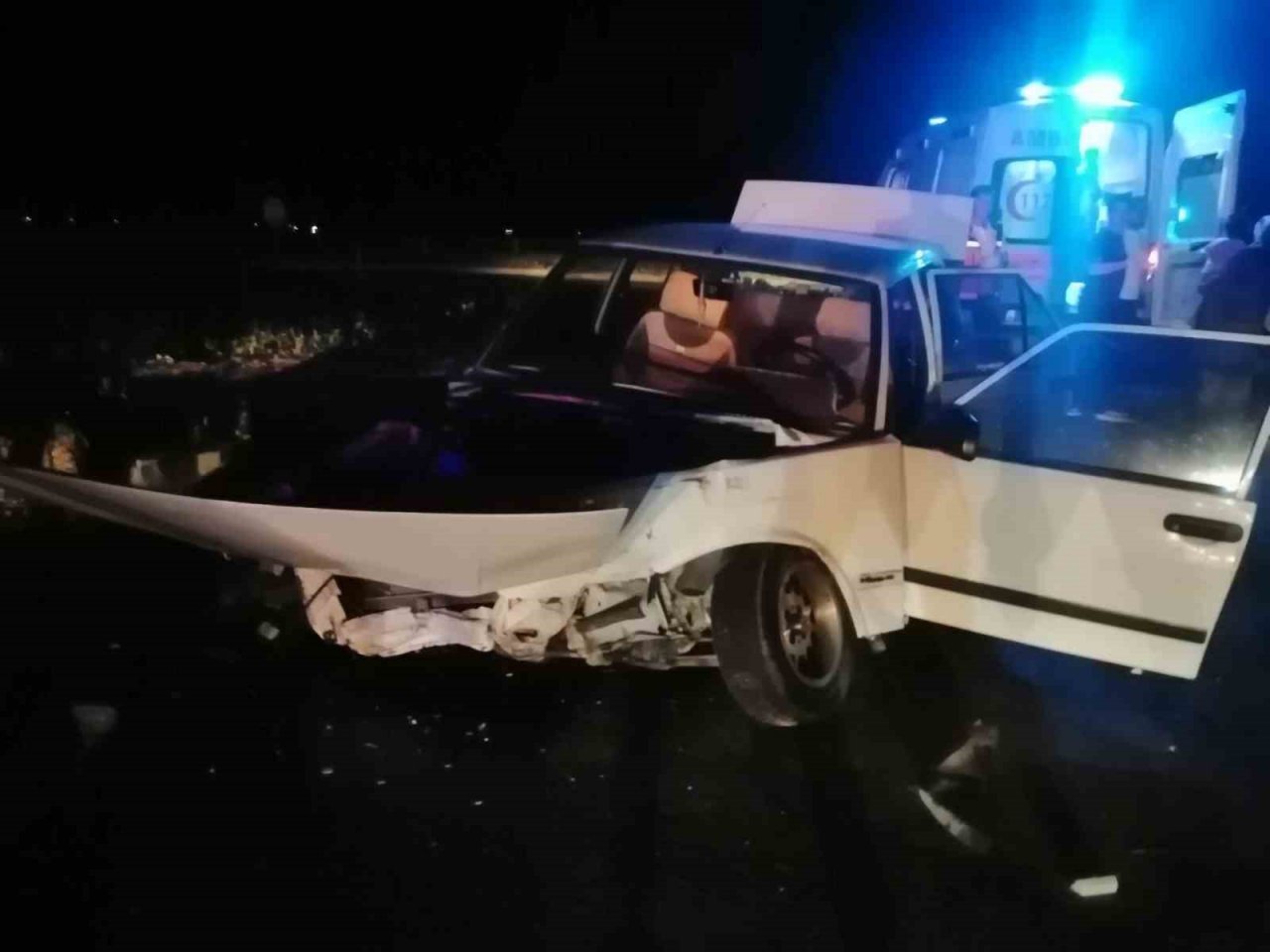 Konya’da yan yoldan çıkan otomobil kazaya sebep oldu: 1 yaralı