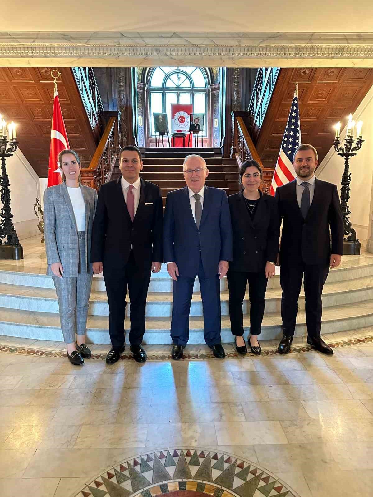 Martı Kurucusu Öktem’den Türkiye’nin Washington Büyükelçisi Mercan’a ziyaret