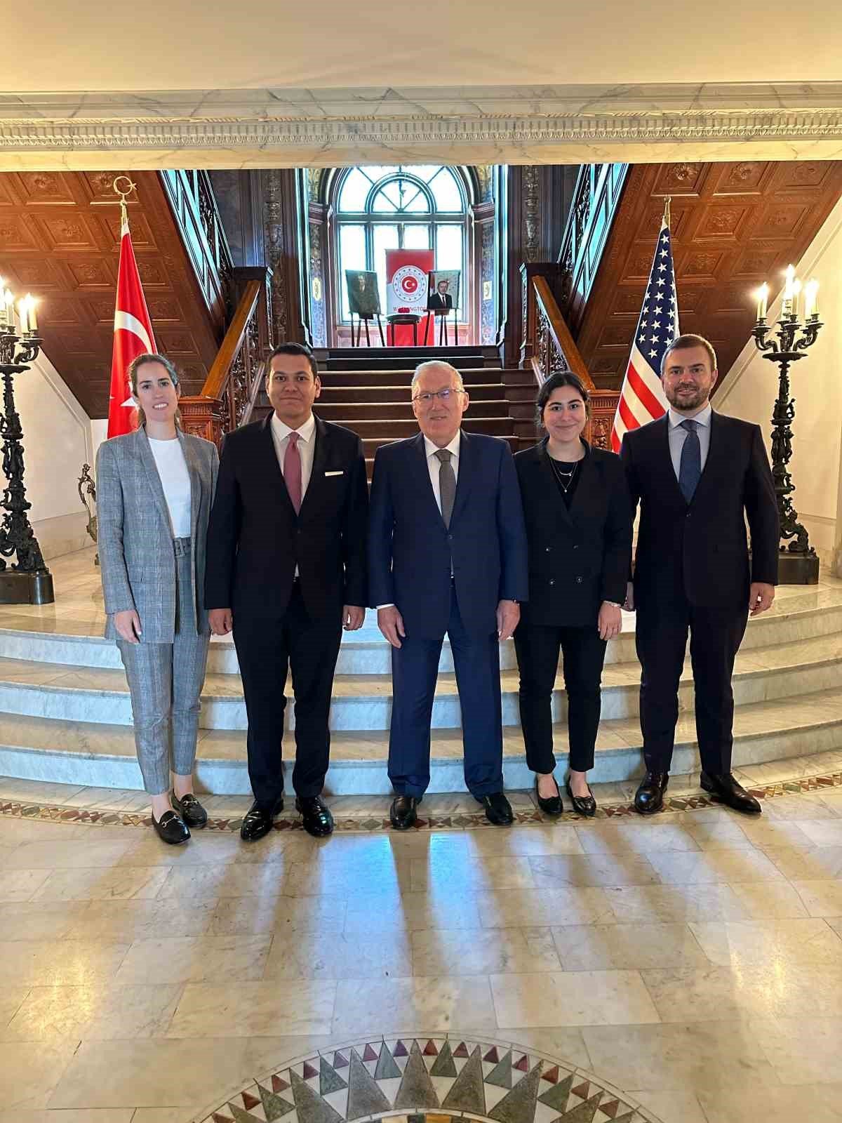 Martı Kurucusu Öktem’den Türkiye’nin Washington Büyükelçisi Mercan’a ziyaret