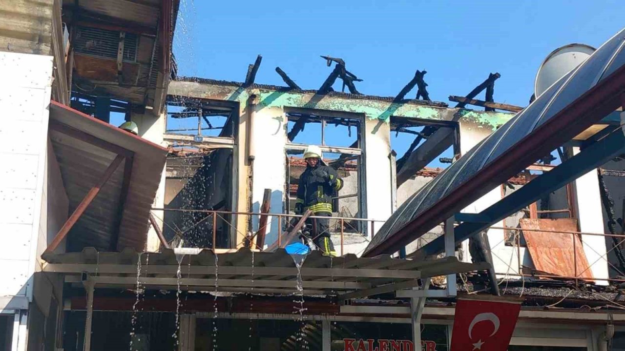 Ula’da 10 işyeri zarar gördü