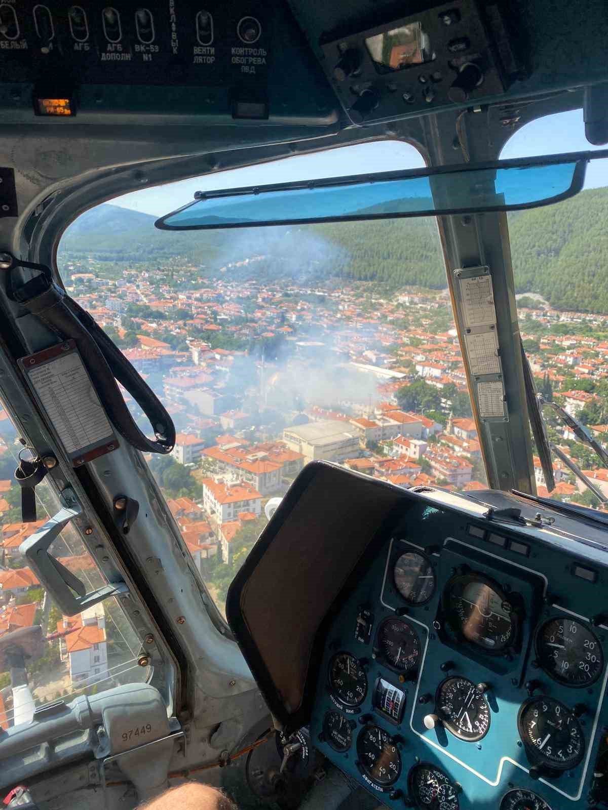 Muğla’da korkutan yangın: 13 iş yeri zarar gördü