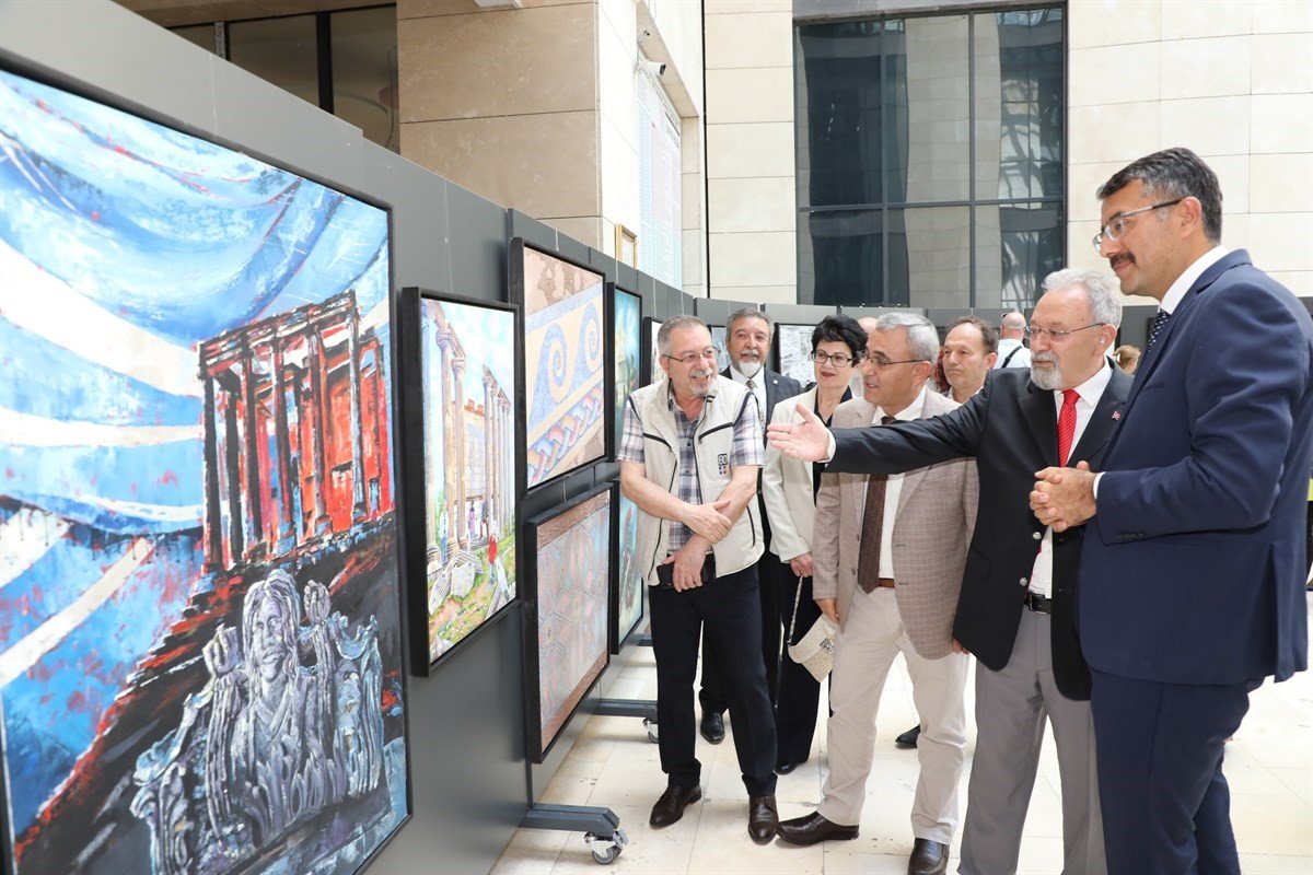 Sanatçı Gözüyle Aizanoi Resim sergisi açıldı