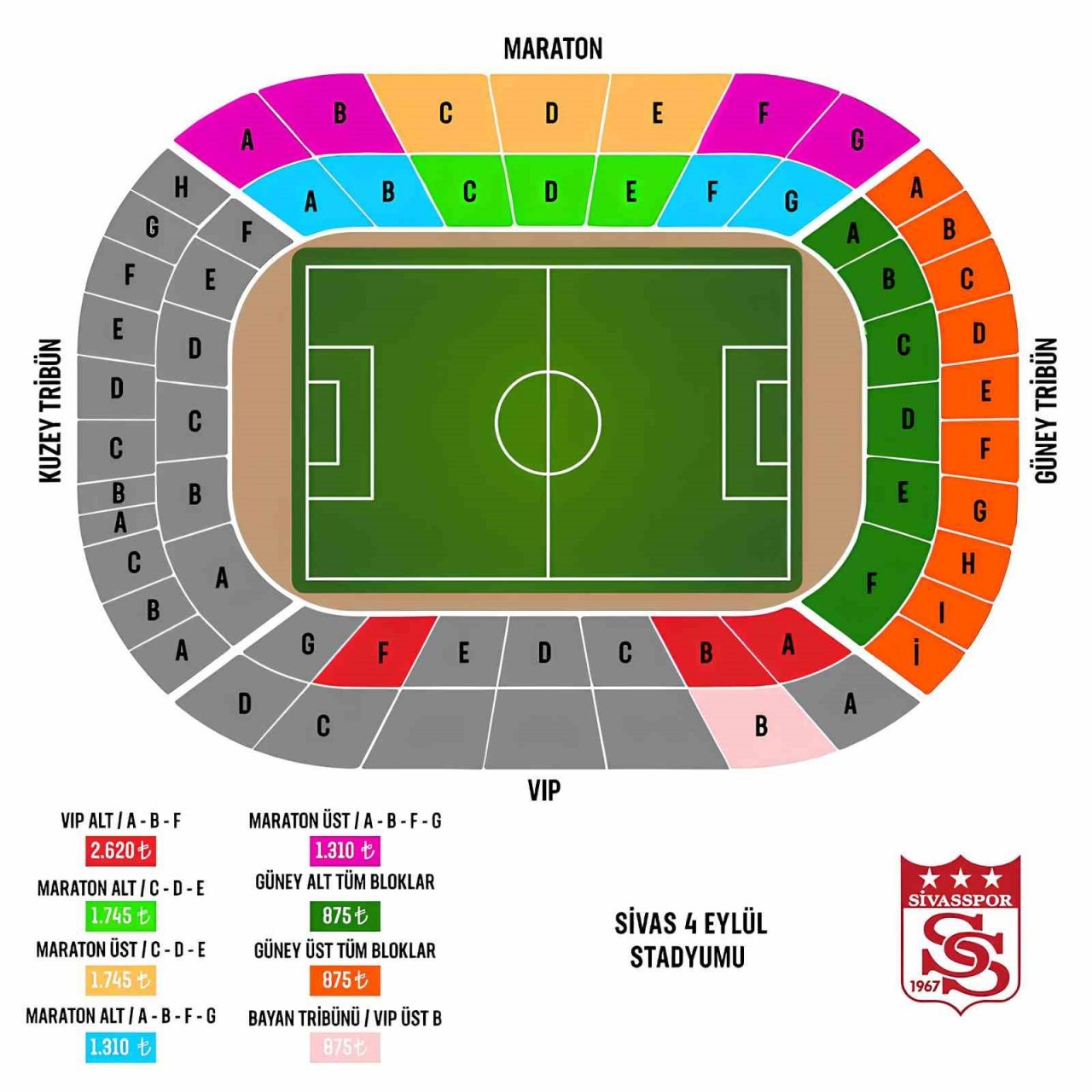 Sivasspor’da kombine bilet satışları başlıyor