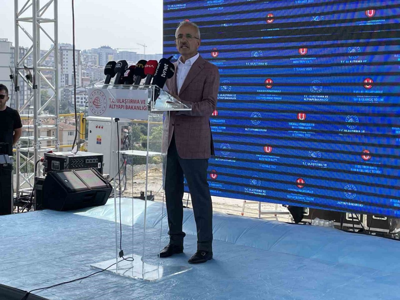 Halkalı-Ispartakule hızlı tren tünel açma çalışmaları düzenlenen törenle başlatıldı