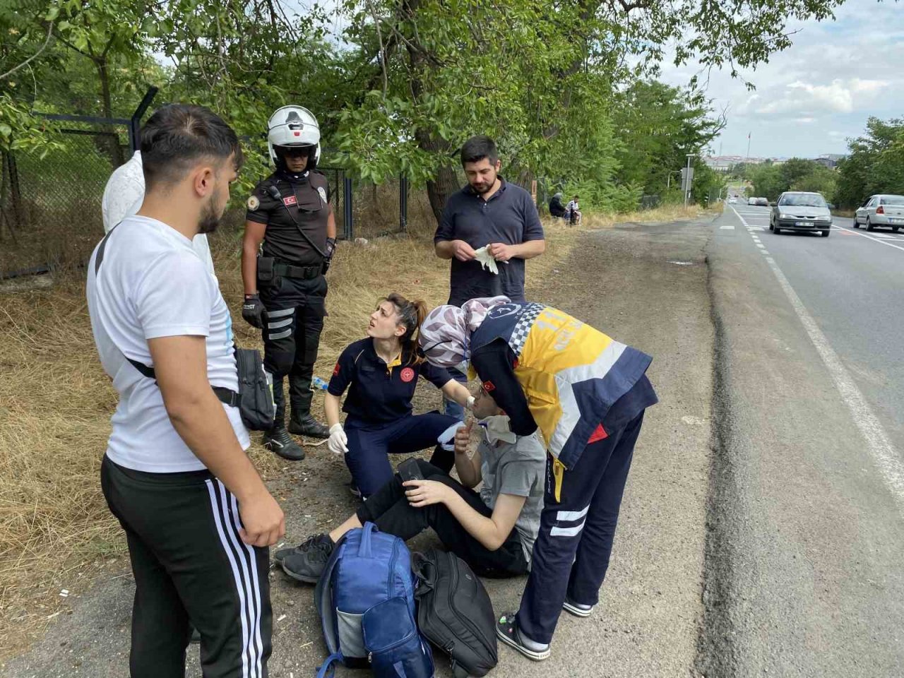 Çorlu’da trafik kazası: 1 yaralı