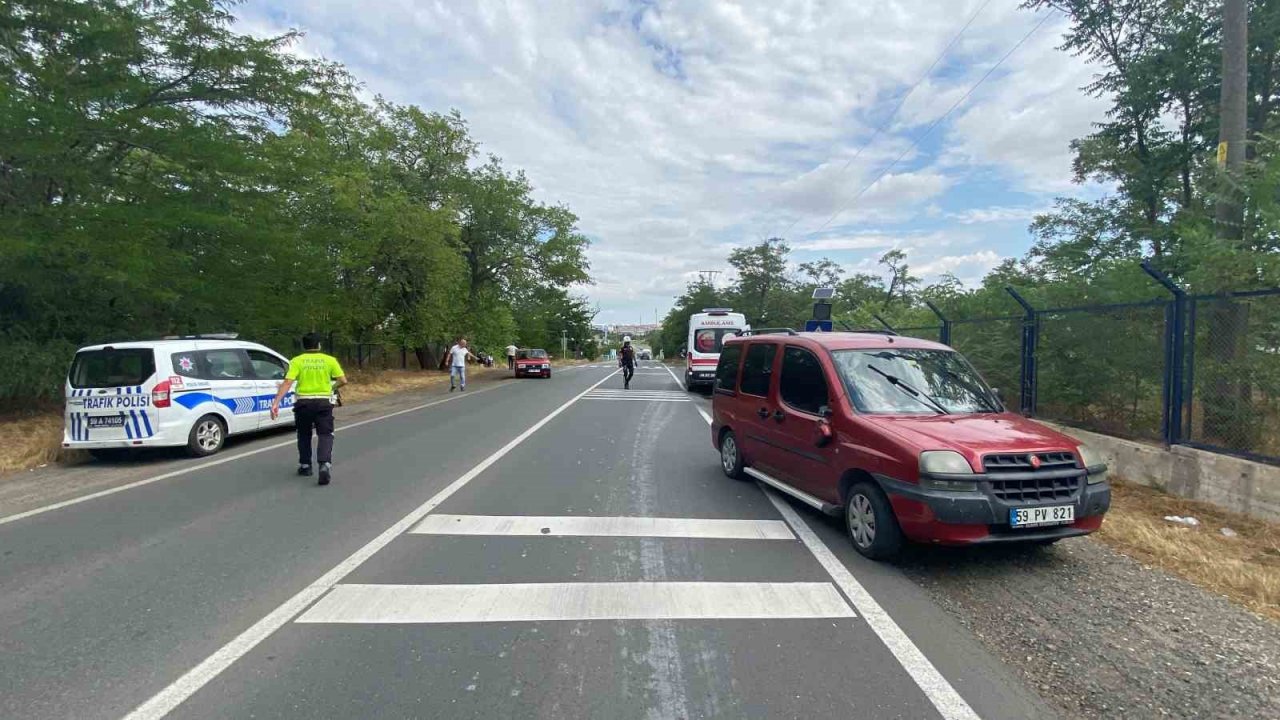Çorlu’da trafik kazası: 1 yaralı