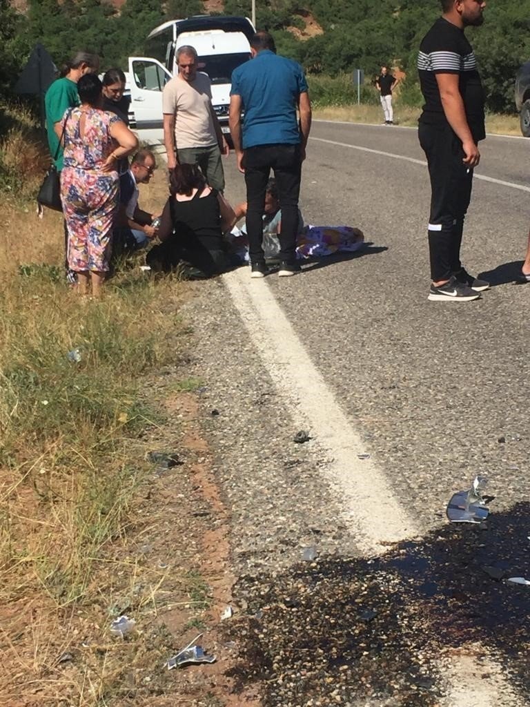 Tunceli’de trafik kazası: 4 yaralı