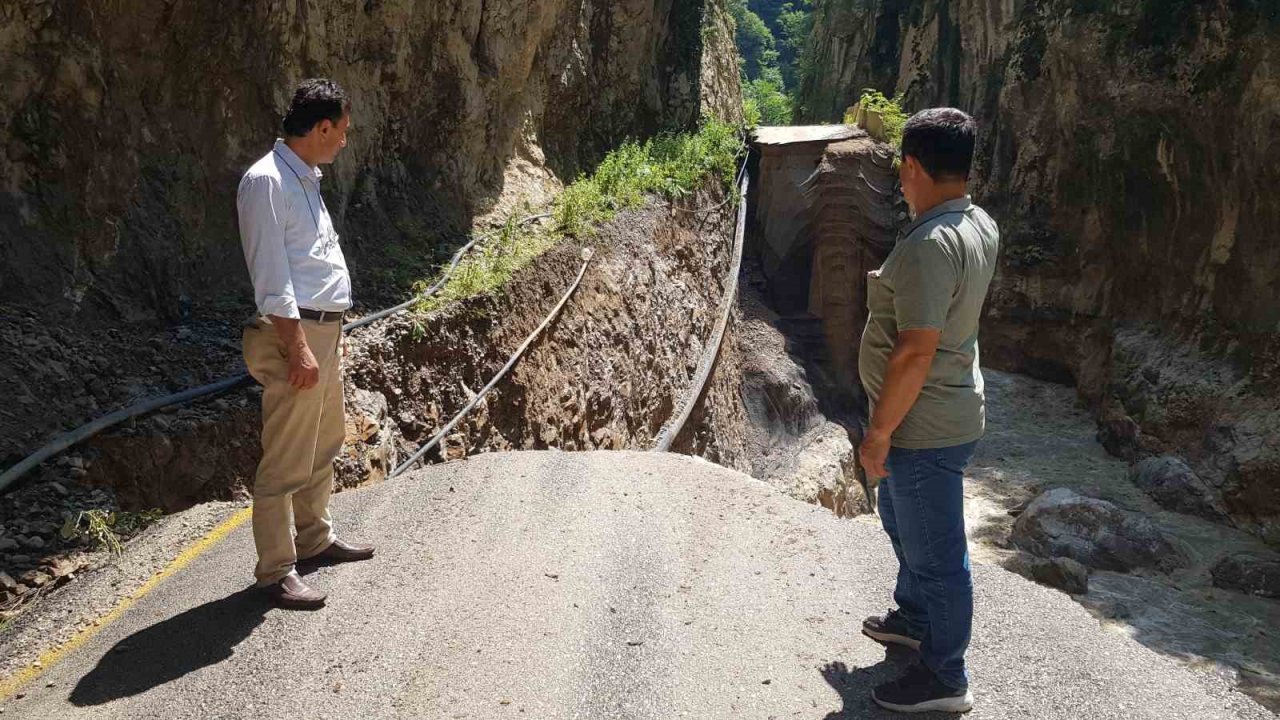 Şeker Kanyonu sel afetinde zarar gördü