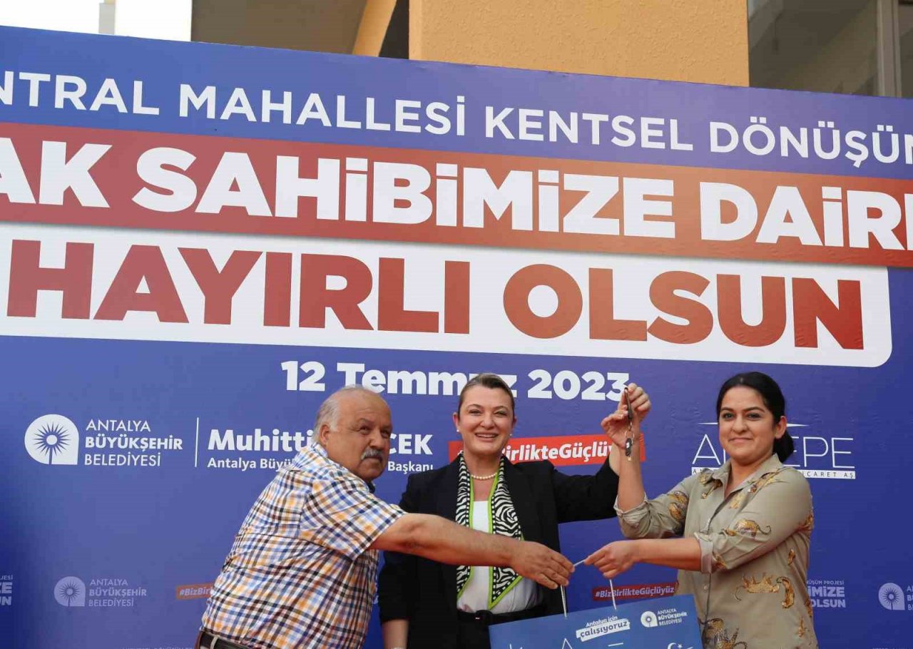 Kepez-Santral Mahallesi’nde anahtar heyecanı