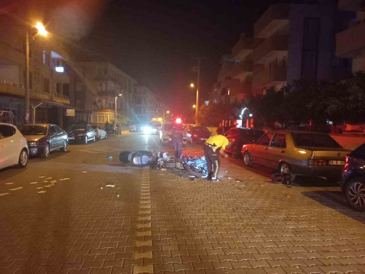 Motosikletler çarpıştı: 4 yaralı