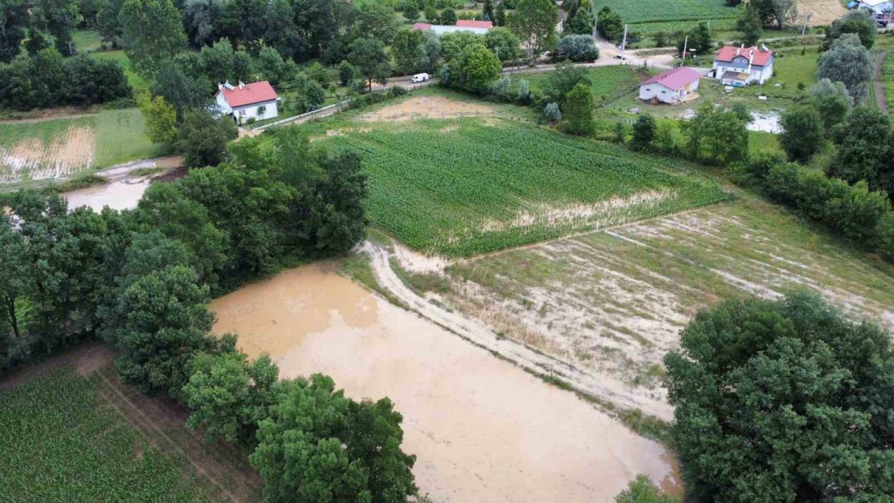 Bolu’da sel felaketinin zararı tespit ediliyor