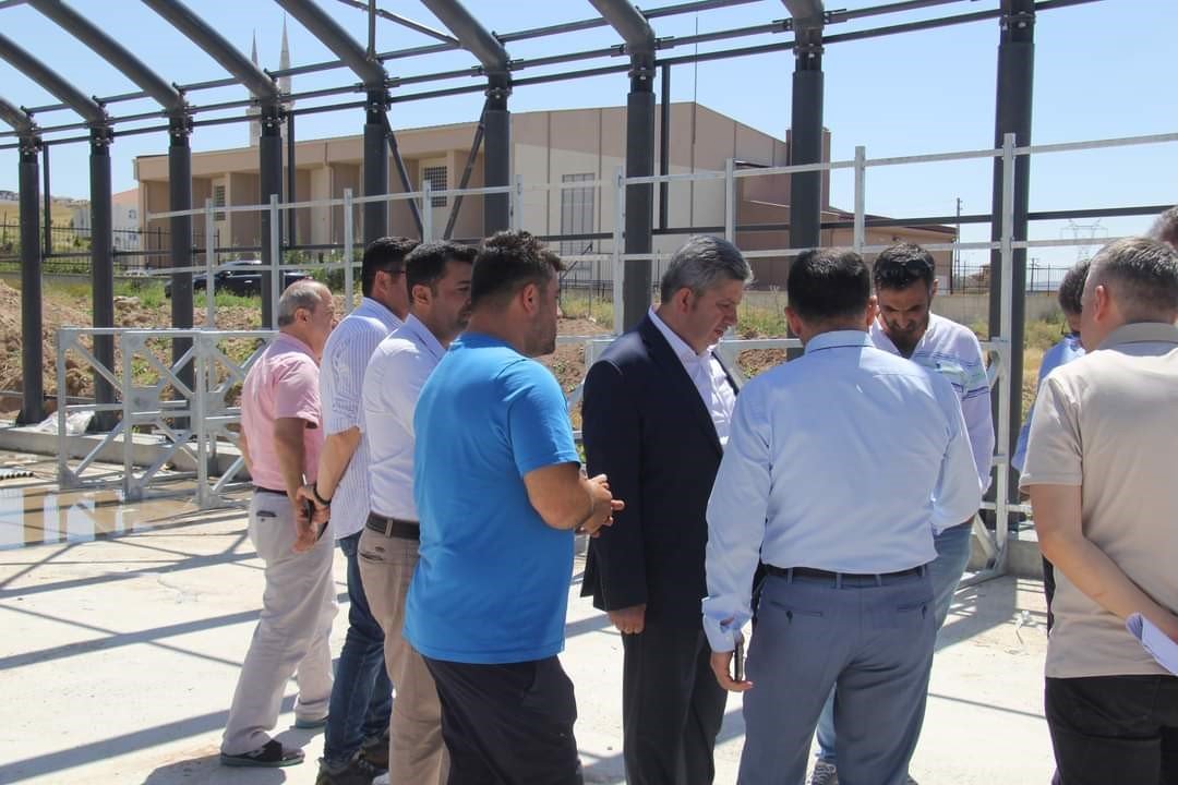 Bünyan’ın hayali gerçek oluyor: Bünyan Kapalı Yarı Olimpik Yüzme Havuzu’nda çalışmalar sürüyor