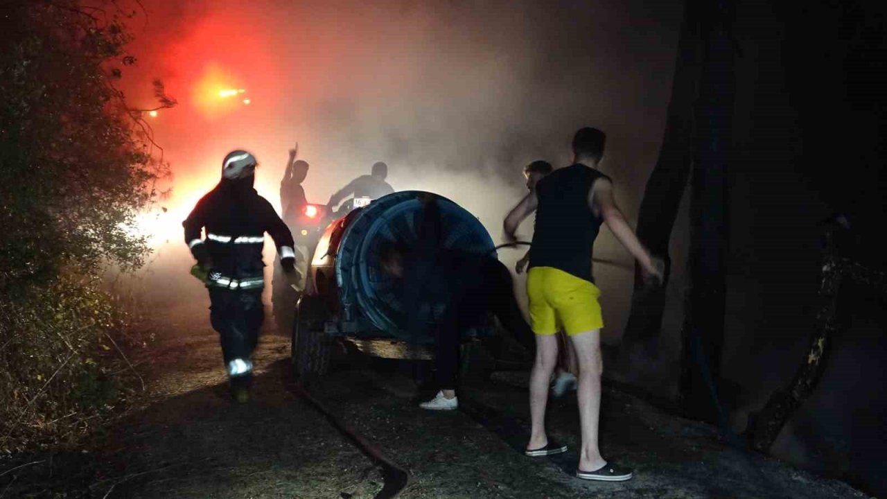 Önce evini, sonra ormanı yakmaya kalktı