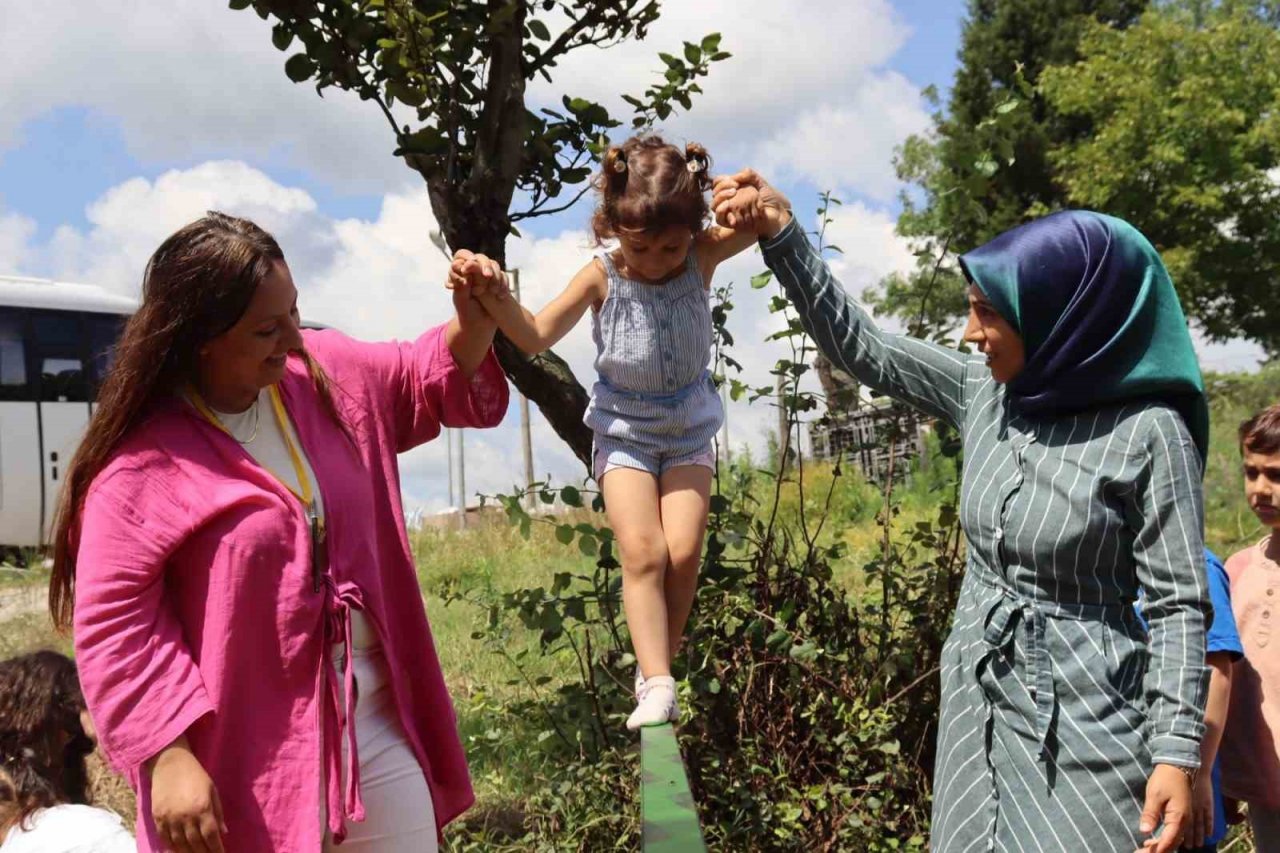 İzmit’te çocuklar etkinliklerle eğleniyor