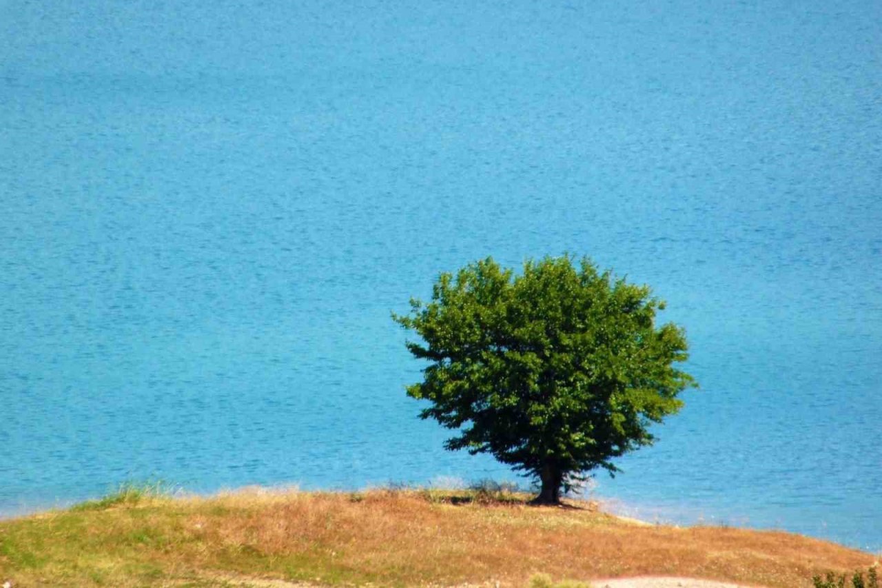 Menzelet Barajının doğal güzelliği cezbediyor