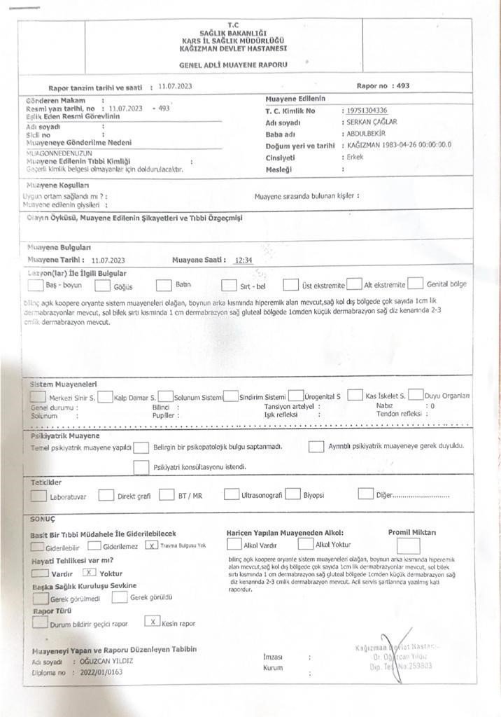 Kars’ta gazeteciye çirkin saldırı