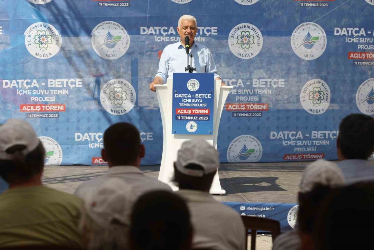 Betçe içme suyu projesi tamamlandı
