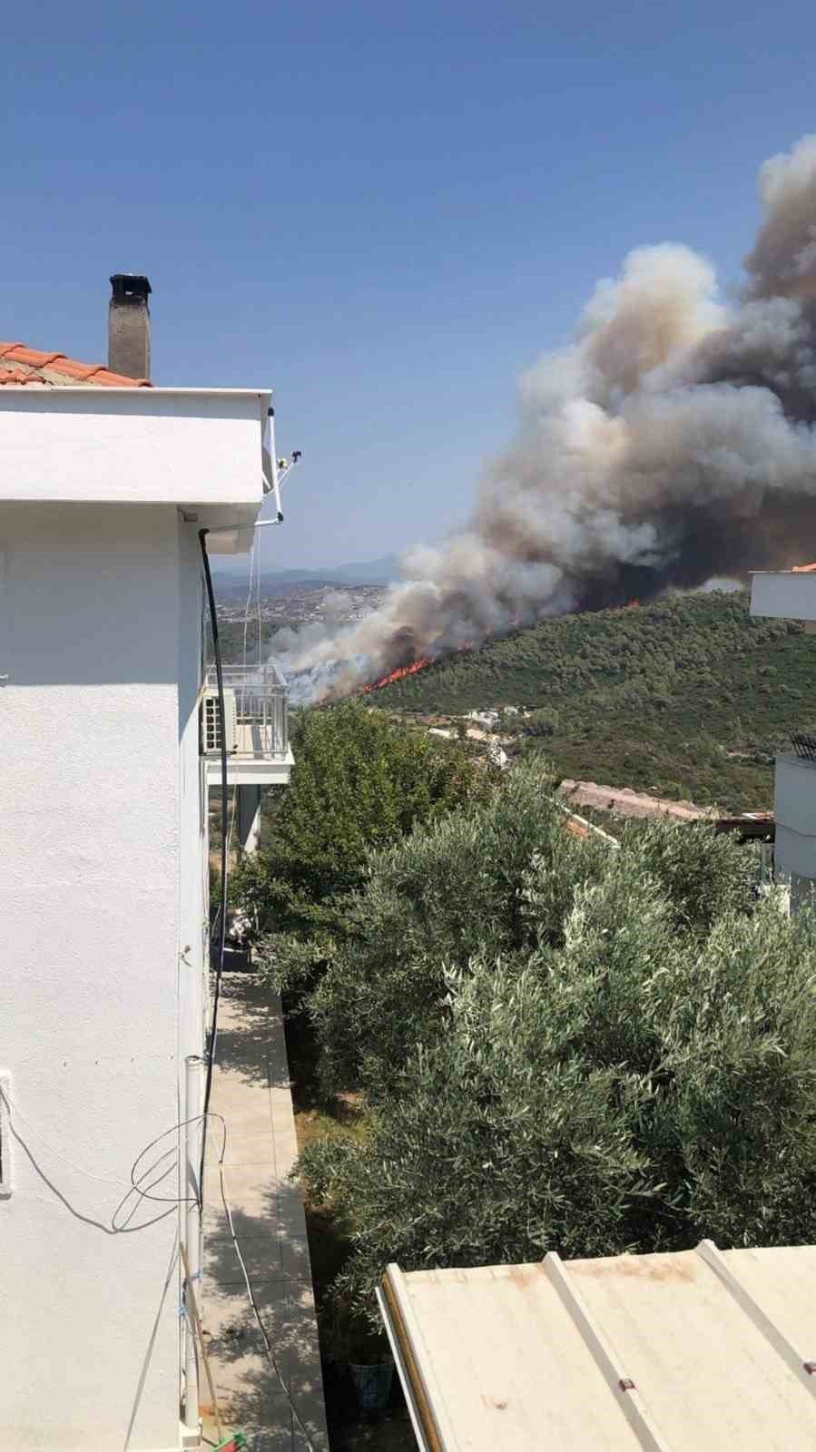 Milas yangını büyüyor