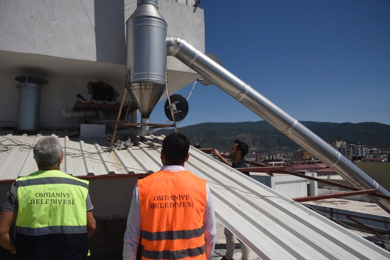 Osmaniye’de fırınlarda baca denetimi yapıldı