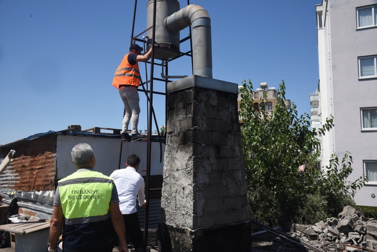 Osmaniye’de fırınlarda baca denetimi yapıldı