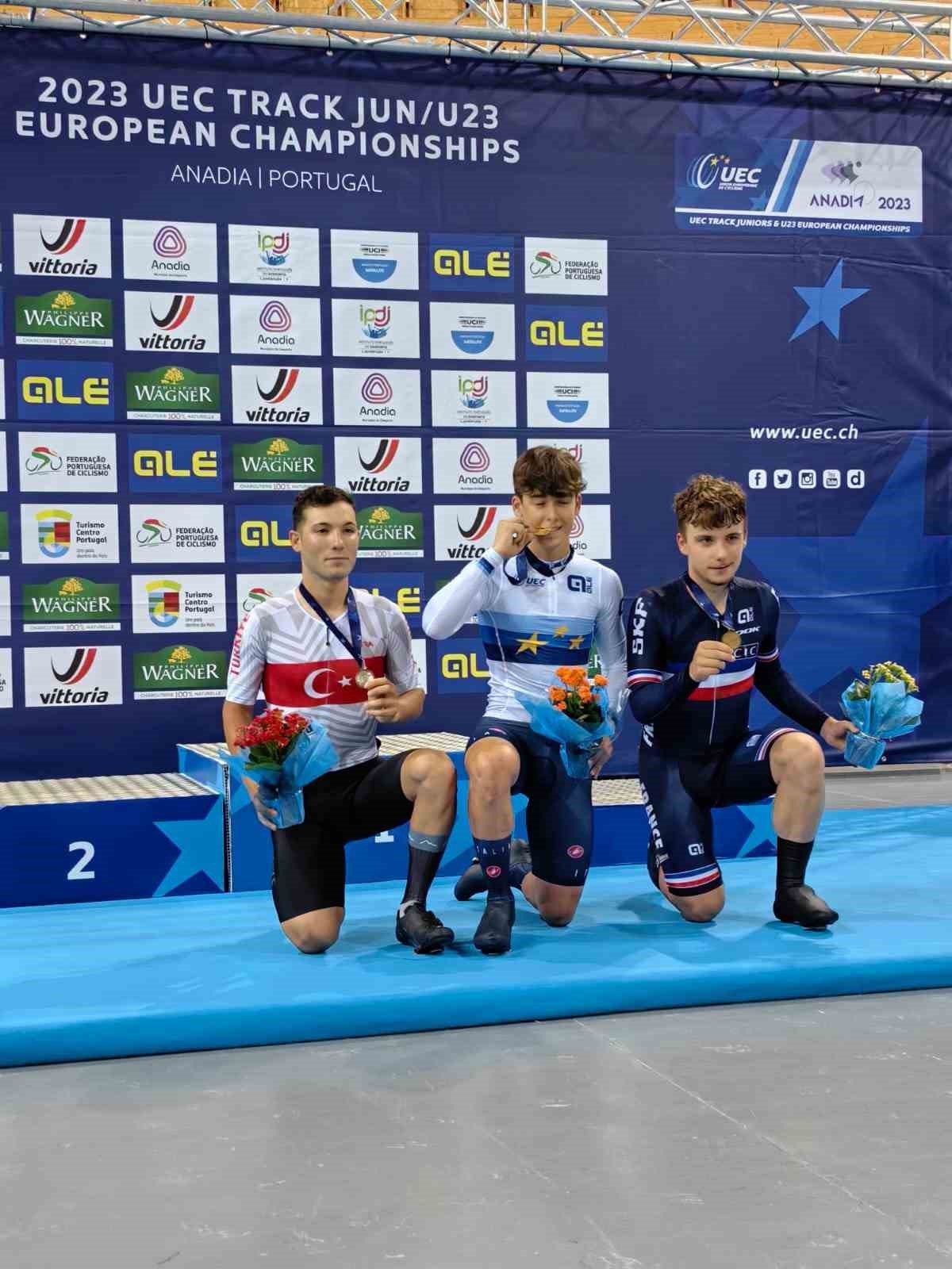 Milli bisikletçi Ramazan Yılmaz Avrupa ikincisi oldu