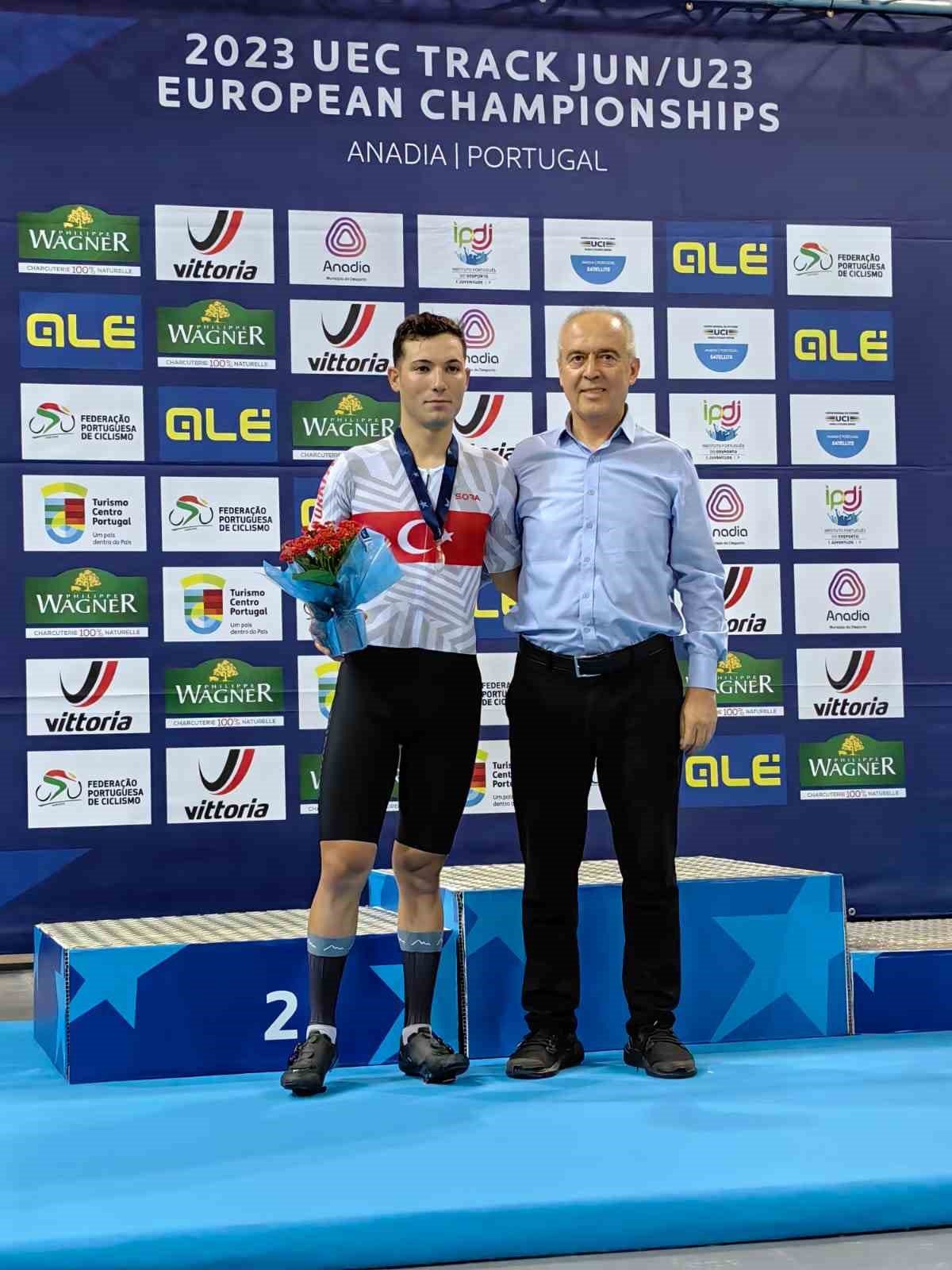 Milli bisikletçi Ramazan Yılmaz Avrupa ikincisi oldu