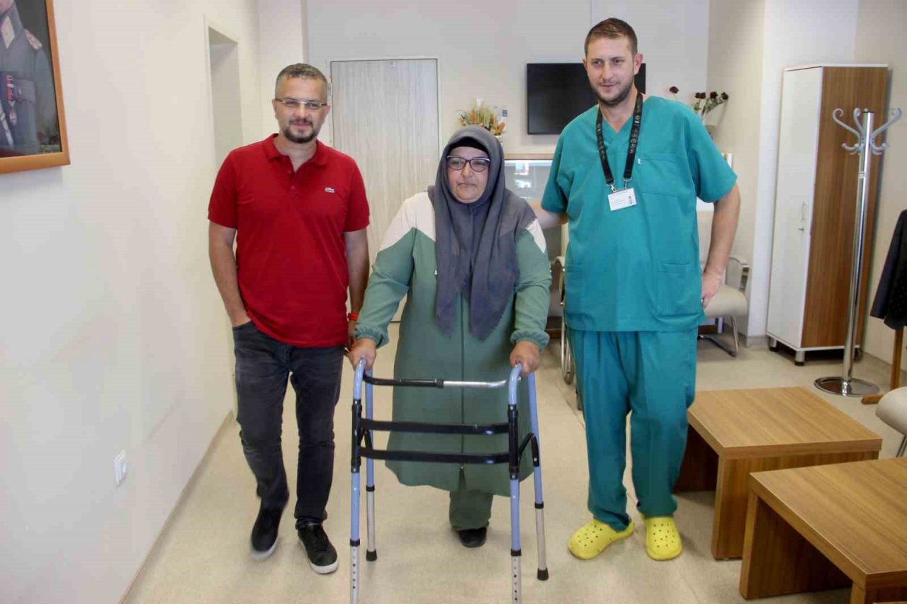 Protez bacağına kavuşmak için 11 günde 11 kilo verdi