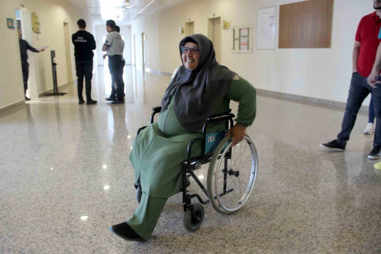 Protez bacağına kavuşmak için 11 günde 11 kilo verdi