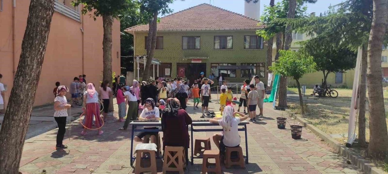 Yaz Kur’an-ı Kerim kursu öğrencileri ata sporları ile eğlendi