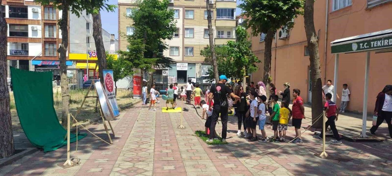 Yaz Kur’an-ı Kerim kursu öğrencileri ata sporları ile eğlendi