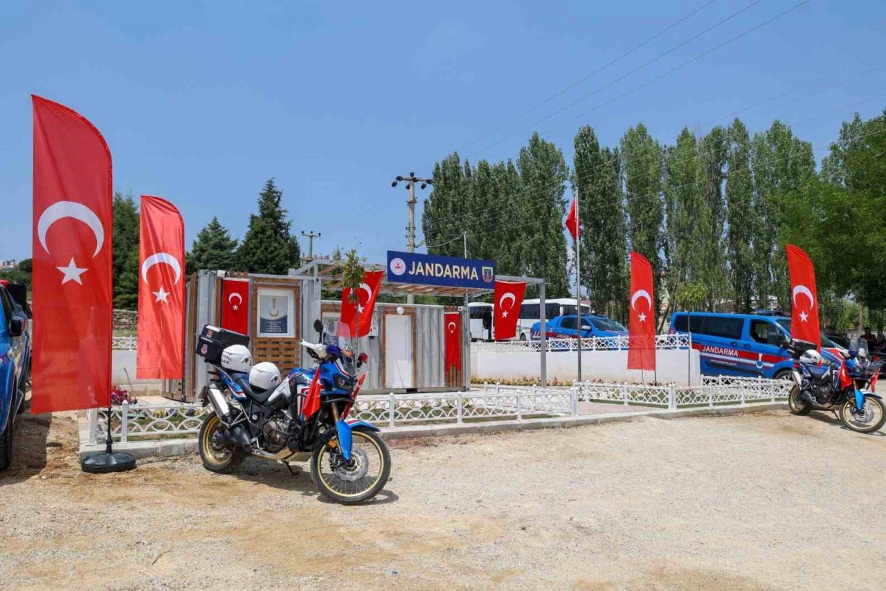 Uşak’ta jandarma asayiş noktası açıldı