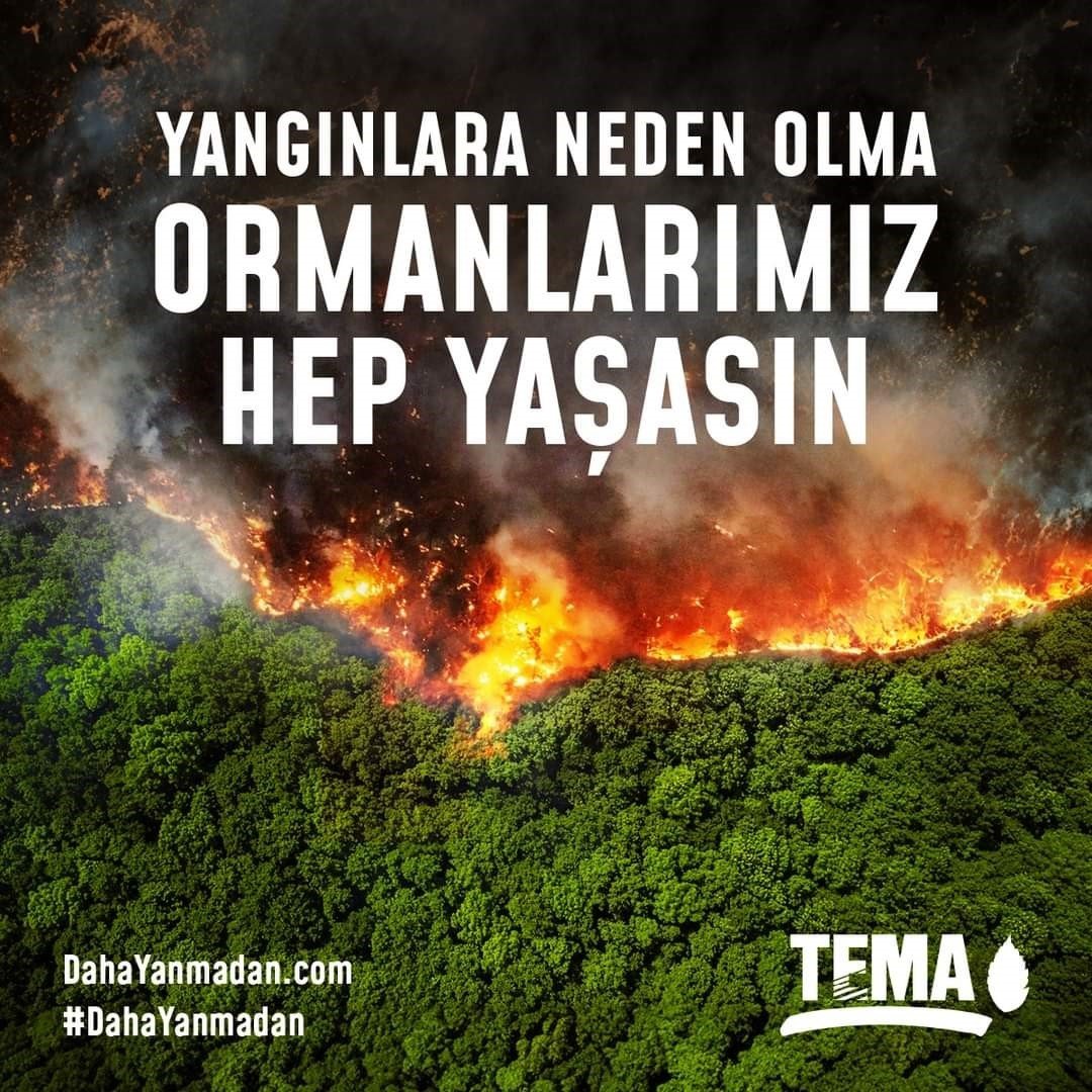 Orman yangınların karşı uyarı: “Bir kıvılcım geleceğimizi yakmasın, ormanlarımız hep yaşasın”